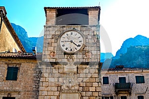 The old town of Kotor, Montenegro.
