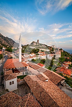 Old town of Kruja Durres Province Albania Europe