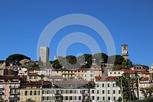 Old town La Croisette of Cannes, France