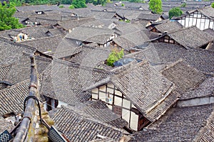 Old town of Langzhong scenery