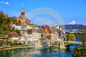 Old Town Laufenburg on Rhine, Germany