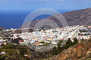 The old town of Los Llanos de Aridane on Canary island La Palma photo