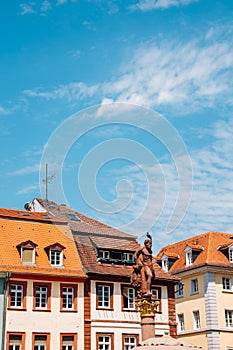 Old town Market Square in Heidelberg, Germany