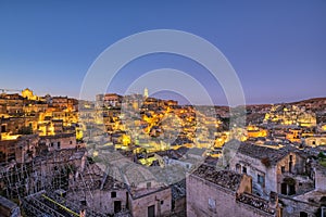 The old town of Matera