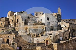 Old town. Matera. Basilicata. Apulia. Italy