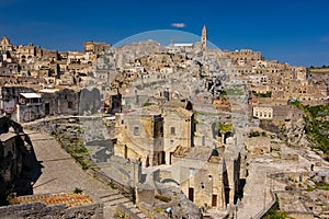 Old town. Matera. Basilicata. Apulia or Puglia. Italy