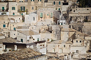 The old town of matera in italy unesco site