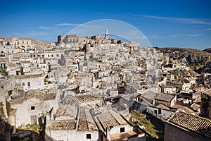 The old town of matera in italy unesco site