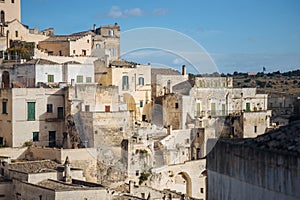 The old town of matera in italy unesco site