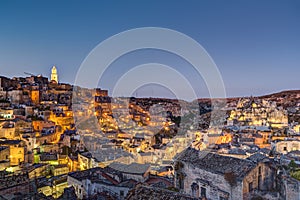 The old town of Matera in southern Italy