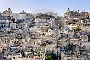 The old town of Matera in southern Italy