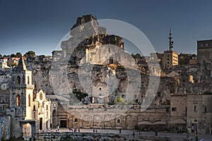 The old town of Matera in southern Italy