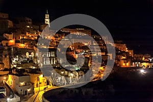 The old town of Matera in southern Italy