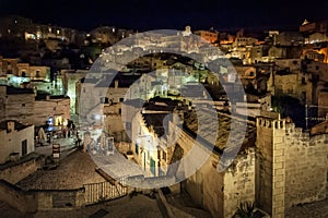 The old town of Matera in southern Italy