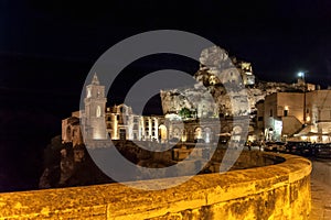 The old town of Matera in southern Italy