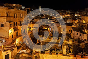 The old town of Matera in southern Italy