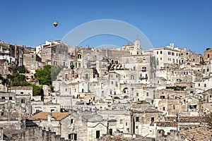 The old town of Matera in southern Italy