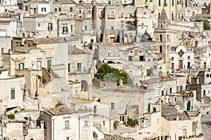 The old town of Matera in southern Italy