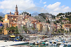 Old town. Menton, France.