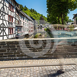 Old Town of Monschau at summer