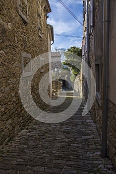 Old Town Of Motovun In Istria, Croatia