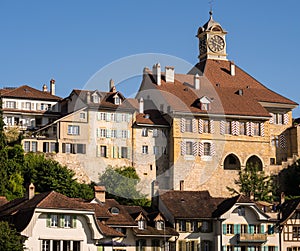 Old Town Murten in Switzerland