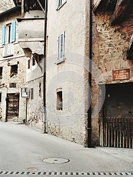 Old town narrow street