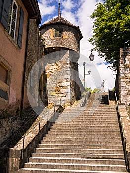 Old Town Neuchatel, Switzerland photo