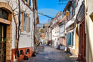 Old town of Neustadt an der Weinstrasse in the Pfalz, Germany