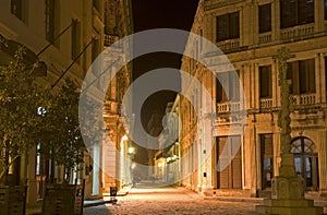 Old town by night, Havana, Cuba