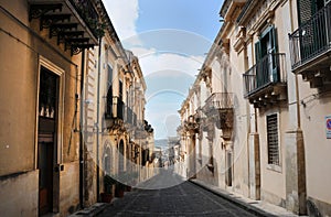 Old town of Noto photo