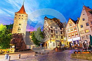 Old Town in Nuremberg, Germany