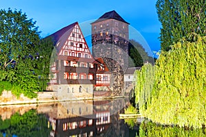 Old Town in Nuremberg, Germany