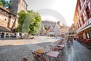 Old town of Nurnberg city, Germany