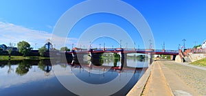 Old town panorama view of Gorzow Wielkopolski, western Poland