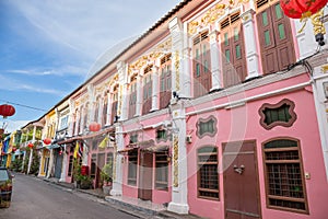 The Old Town Phuket Chino Portuguese Style at soi rommanee talang road., Phuket Town photo