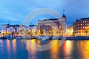 Old Town pier in Helsinki, Finland