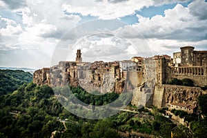 Old town of Pitigliano, Grosseto, Tuscany, Italy