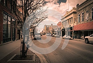 Street-view of Old Town Pocatello, Idaho