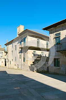 Old Town of Pontevedra city, Galicia, Spain.