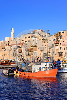 Old town and port of Jaffa of Tel Aviv city, Israel