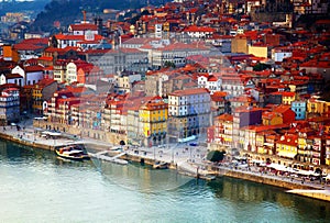Old town of Porto close up, Portugal