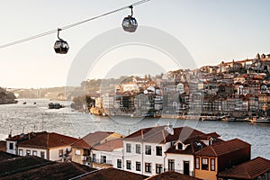 Old town of Porto on Douro River, Portugal.