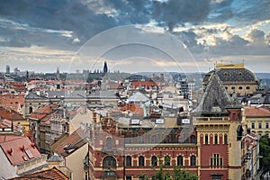 Old town Prague cityscape Czech