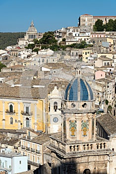 The old town of Ragusa Ibla in Sicily