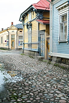 The old town of Rauma, Finland