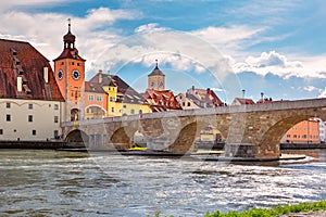 Old Town of Regensburg, Bavaria, Germany