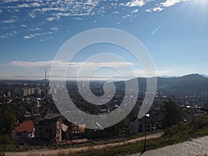 The old town of romanian city brasov