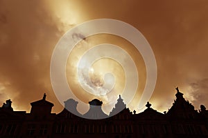 Old Town Roof Shapes, Gdansk, Poland