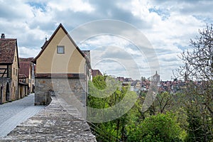 Old town of Rothenburg ob der Tauber, Germany